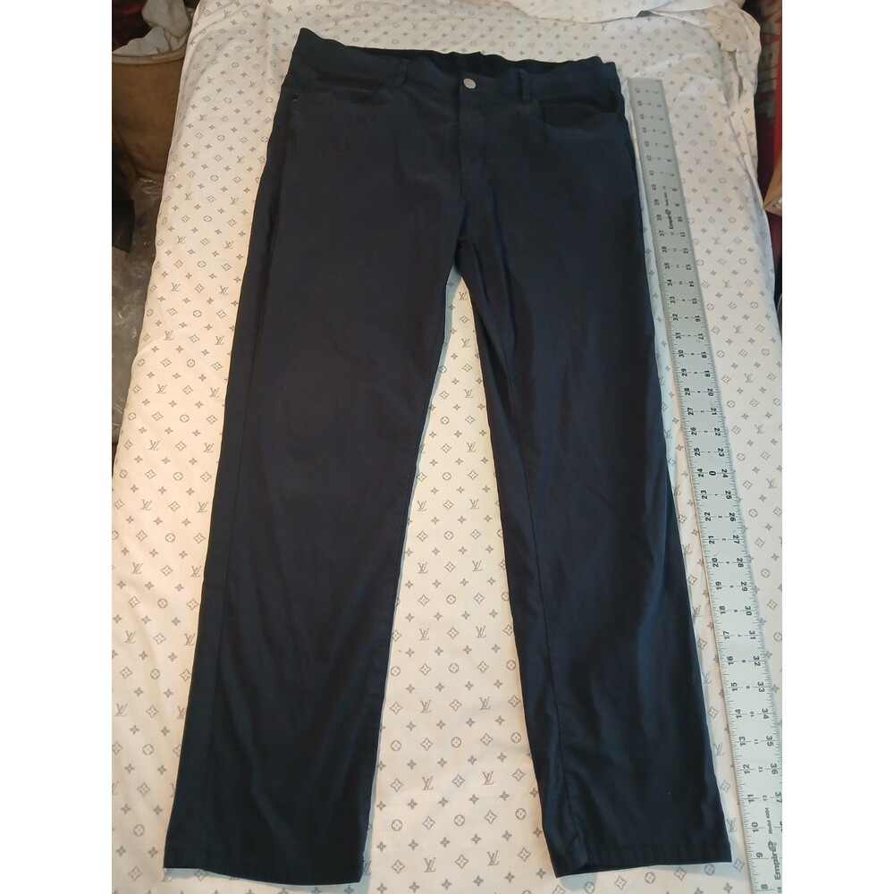 Weatherproof Vintage Mens Navy Regular Fit Stretch Rayon Utility Pants 36x30